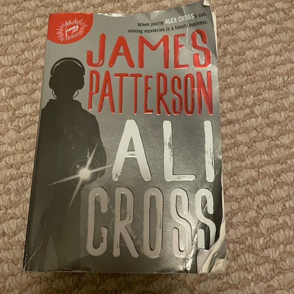Ali cross book. Great for middle schoolers and an investigative read!😊📘